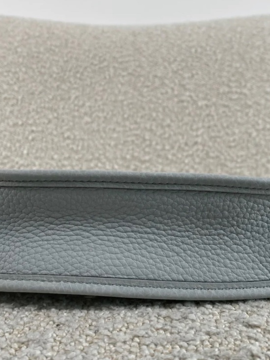 Authentic Pre-Owned Hermès Mini Evelyne TPM 16 m Bleu Pale / Gris - Picture 6 of 15